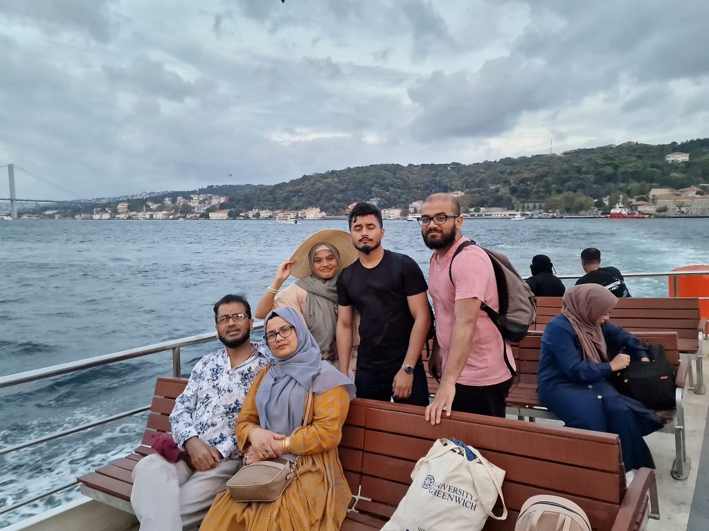 Salim and Family: Bosphorus Strait in Turkey